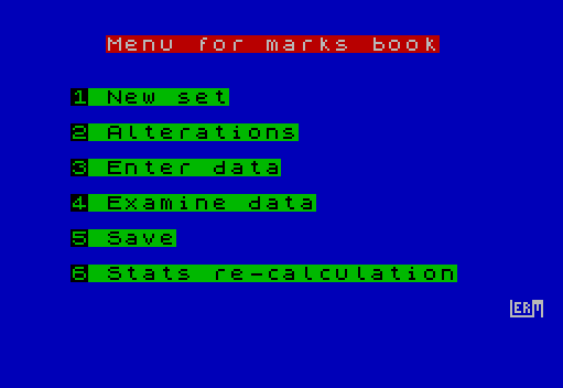 marksbook